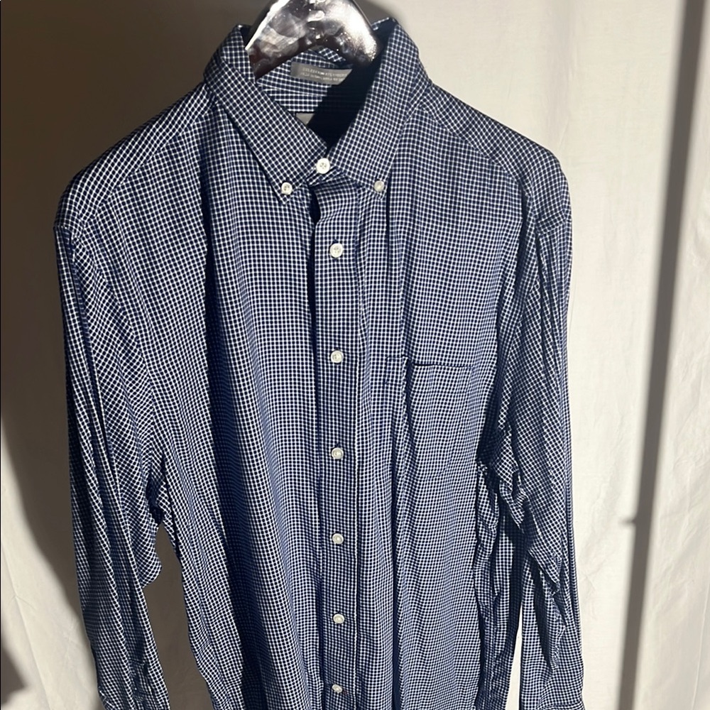 Men's Blue Checkered Shirt